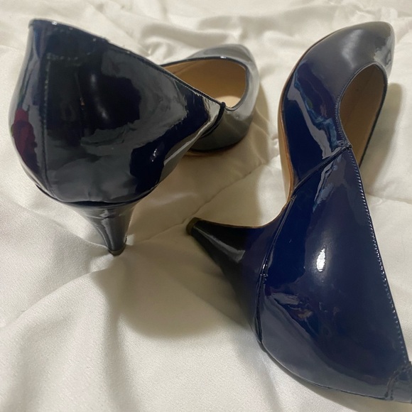 Mansur Gavriel Tacines shoes in Navy Blue Size 37 heels 2 inches high,  new. - Picture 2 of 8